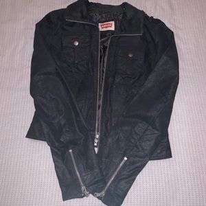 Levi’s women’s leather jacket Size small